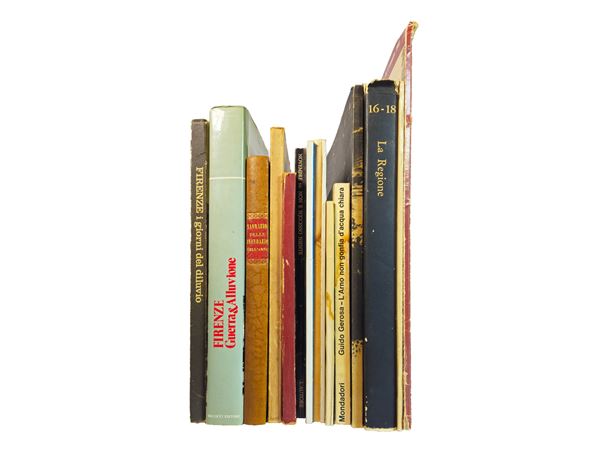 Miscellanea of vintage books on Florence: floods and flood of 1966
