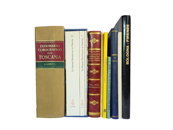 Miscellanea of vintage books on Florence and Tuscany
