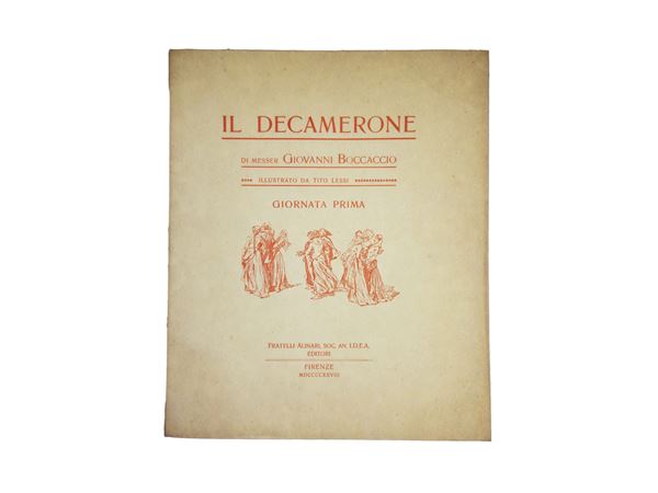 Giovanni Boccaccio - Il Decamerone di Messer Giovanni Boccaccio illustrato da Tito Lessi
