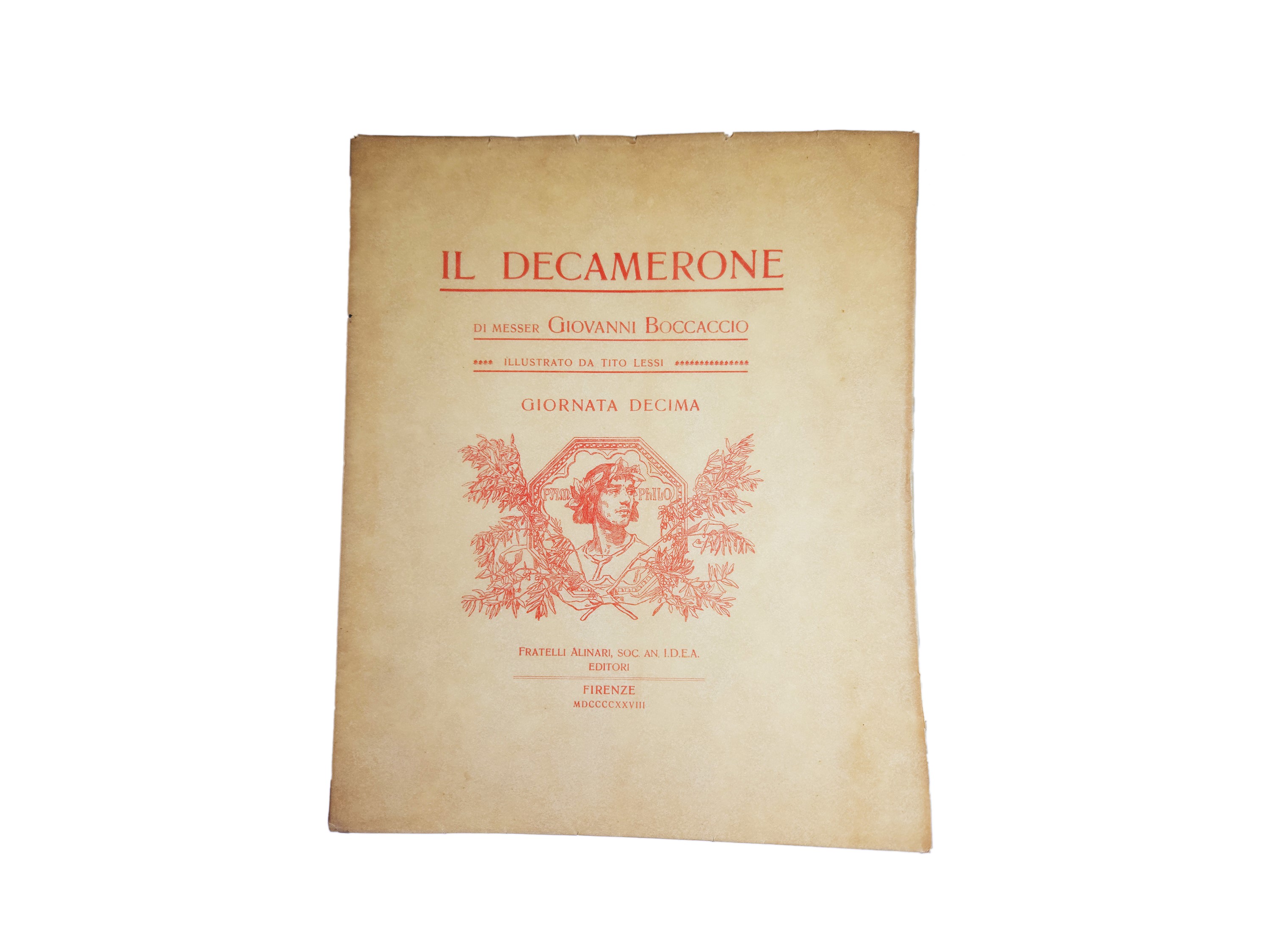 Il Decamerone di Messer Giovanni Boccaccio Illustrato da Tito Lessi