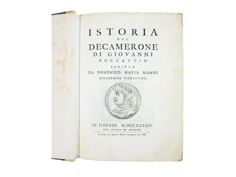 Domenico Maria Manni - Istoria del Decamerone di Giovanni Boccaccio