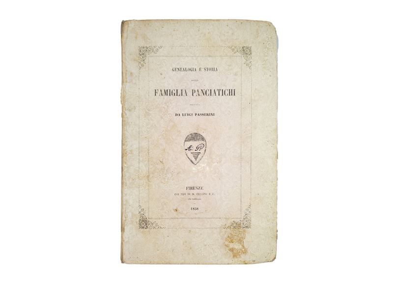 Genealogia e storia della famiglia Panciatichi descritta da Luigi Passerini
