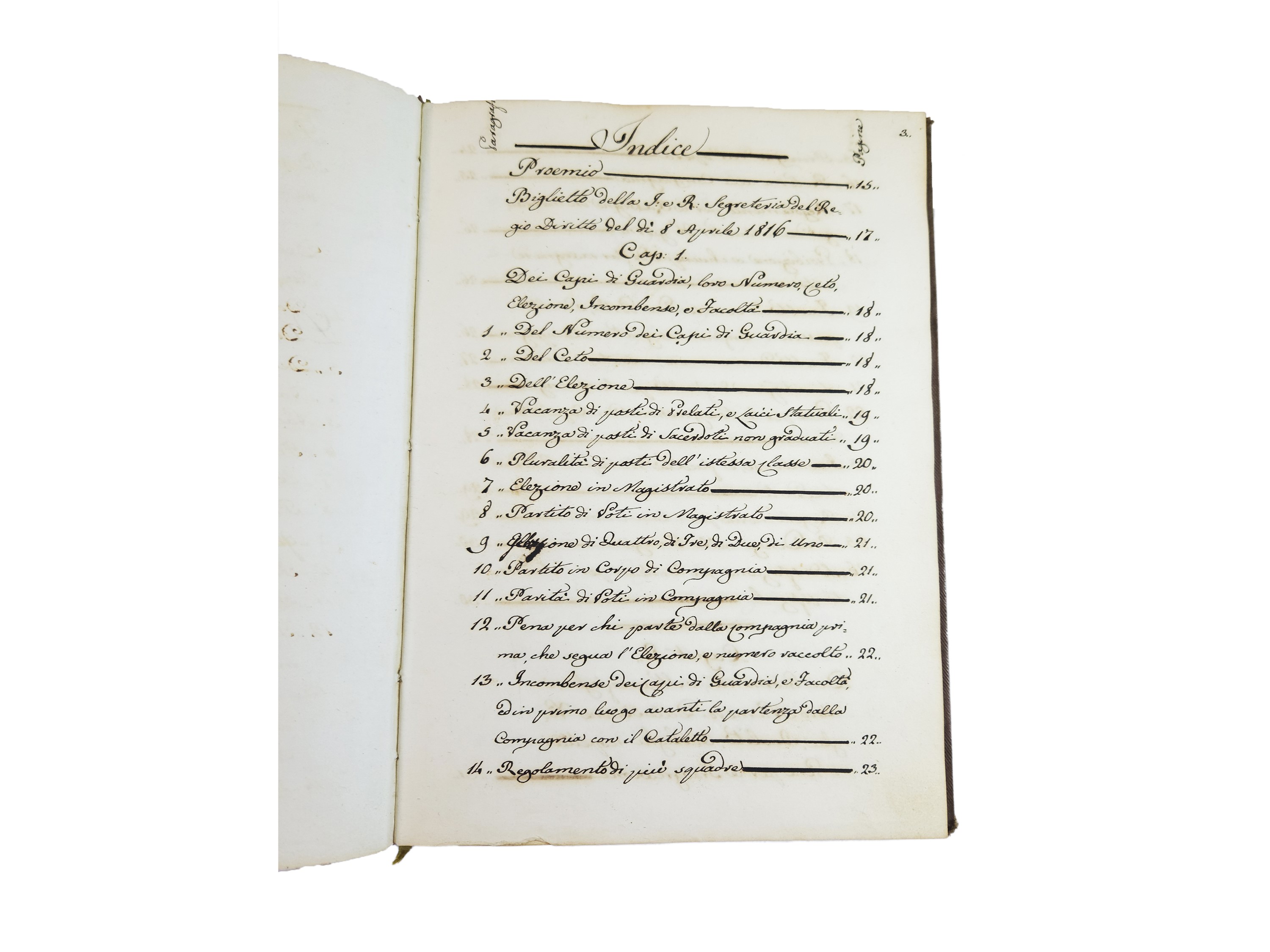 Capitoli della V. Compagnia della Misericordia di Firenze: Manoscritto
