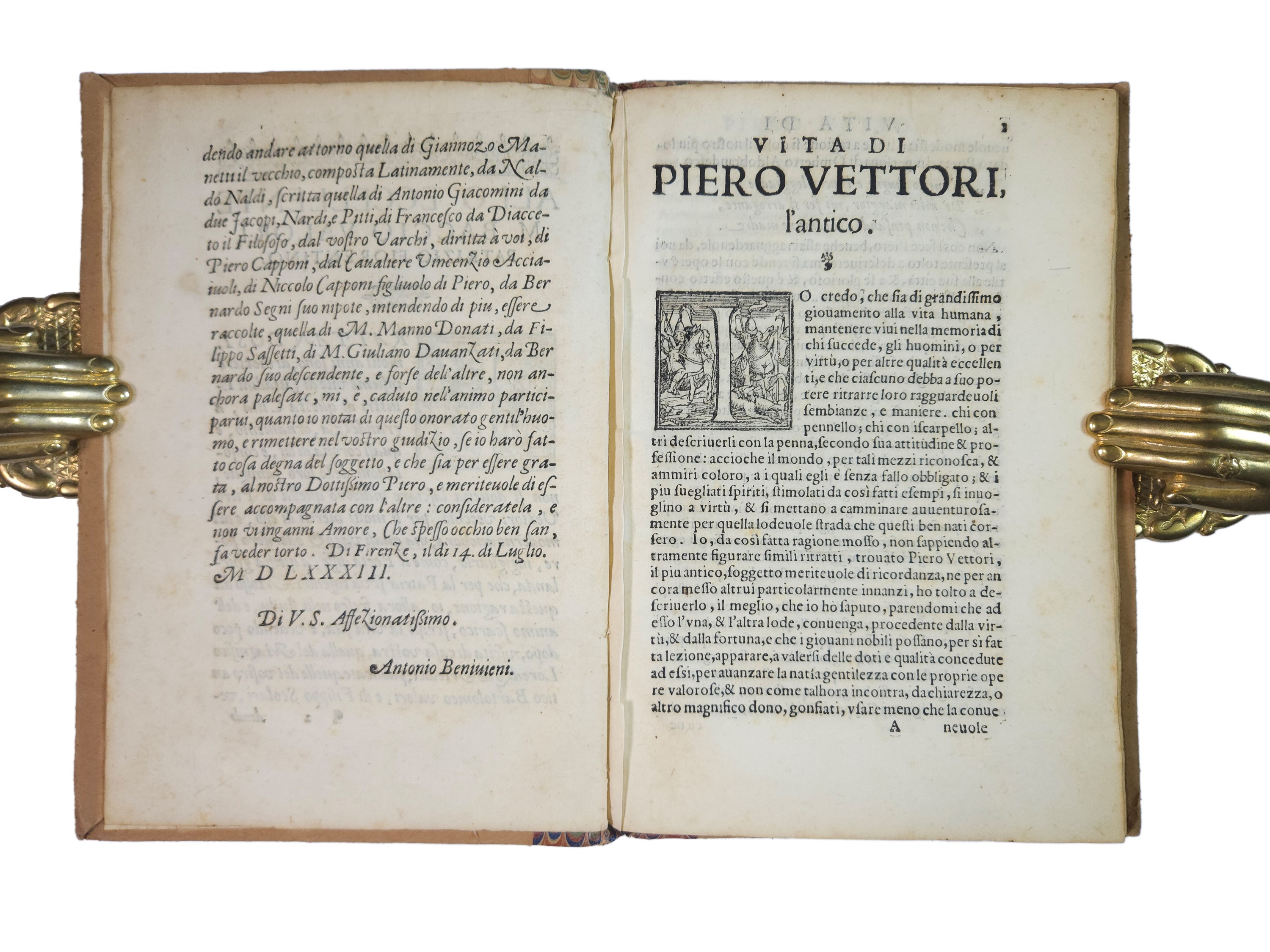 Antonio Benivieni - Vita di Piero Vettori, L’antico Gentil’huomo Fiorentino