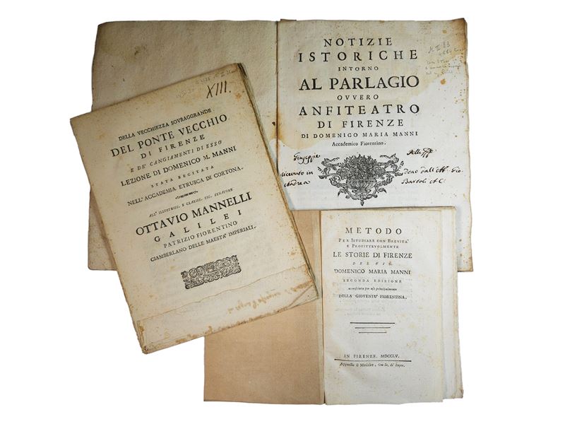 Notizie istoriche intorno al Parlagio ovvero anfiteatro di Firenze