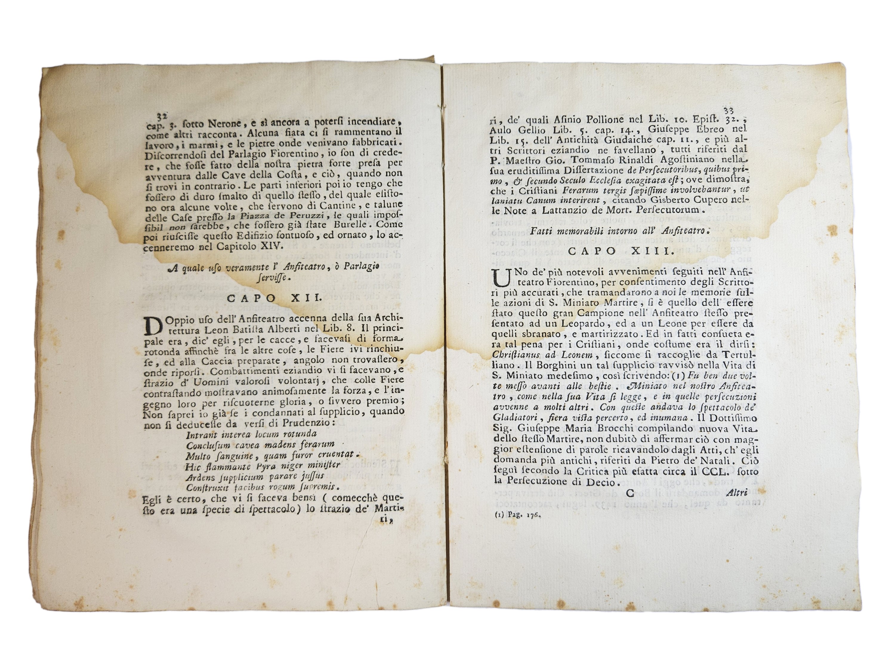 Notizie istoriche intorno al Parlagio ovvero anfiteatro di Firenze