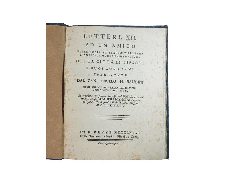 Lettere XII ad un amico