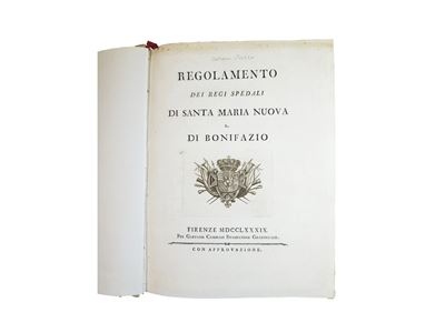 Regolamento dei Regi Spedali di Santa Maria Nuova e di Bonifazio