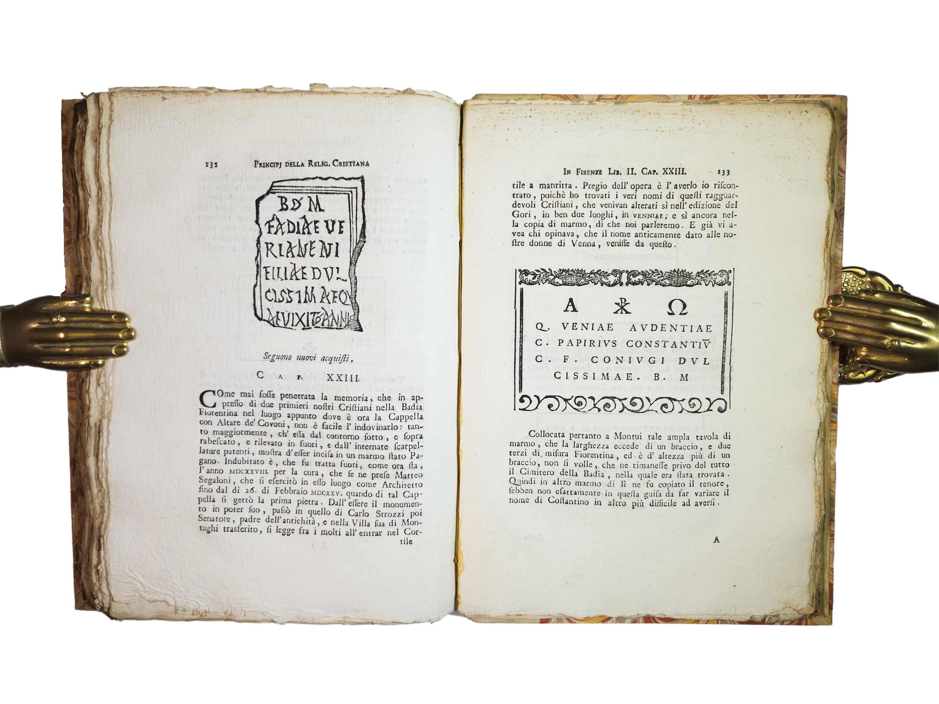 Principj della religion cristiana in Firenze