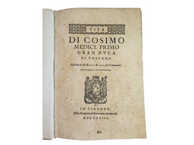 Vita di Cosimo Medici Primo Gran Duca di Toscana
