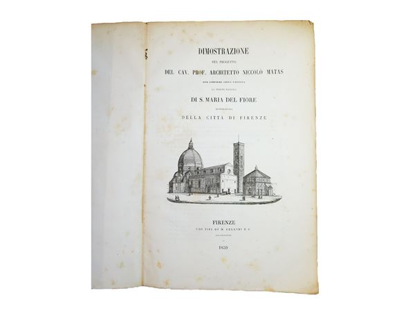 Niccolò Matas - Dimostrazione del progetto del Cav. Prof. Architetto Niccolò Matas