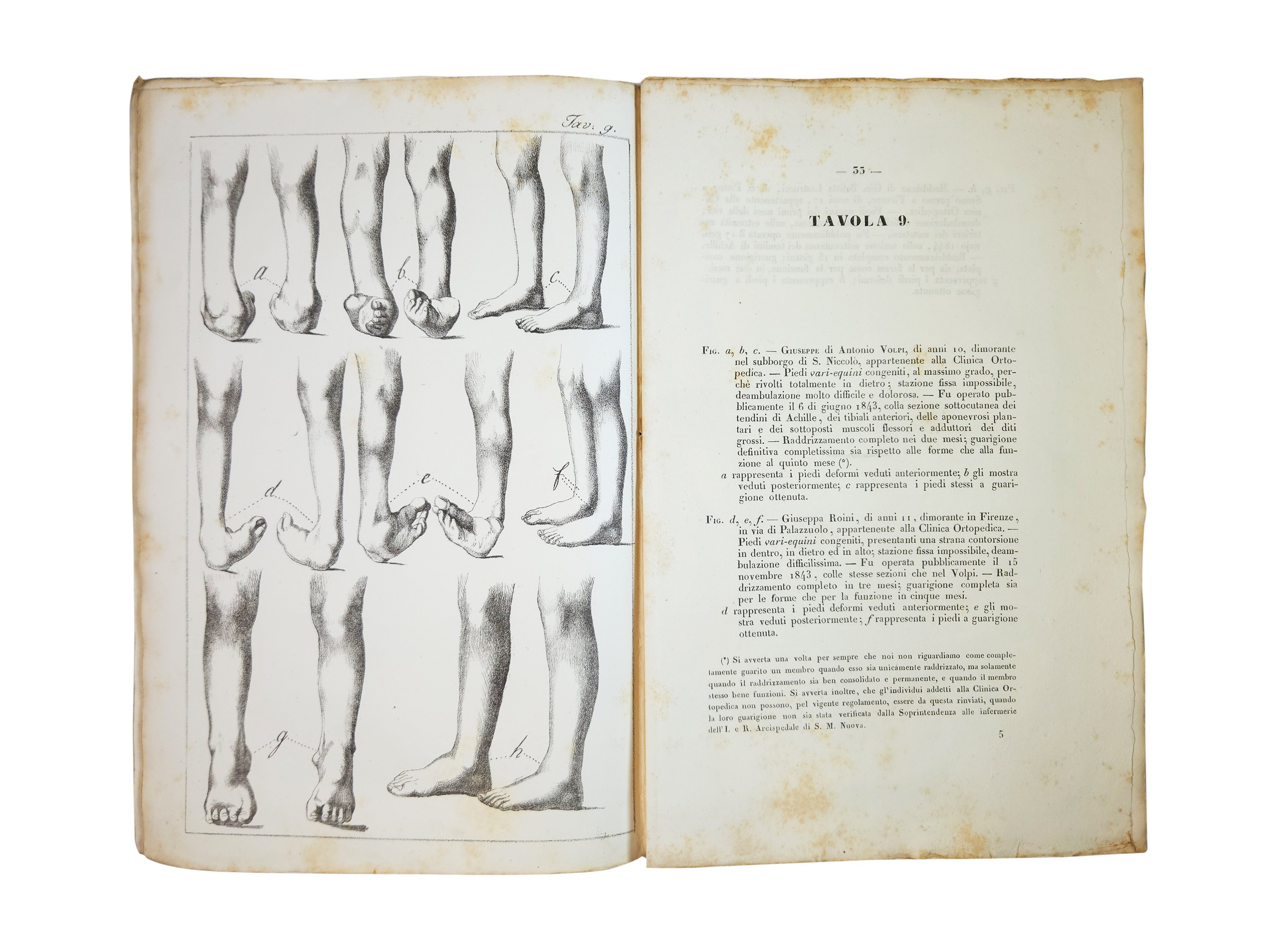 Prospetto dell’Imperiale e Reale Istituto ortopedico toscano