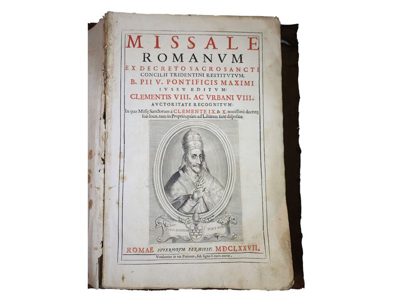 Missale Romanum ex decreto sacrosancti Concilii Tridentini restitutum