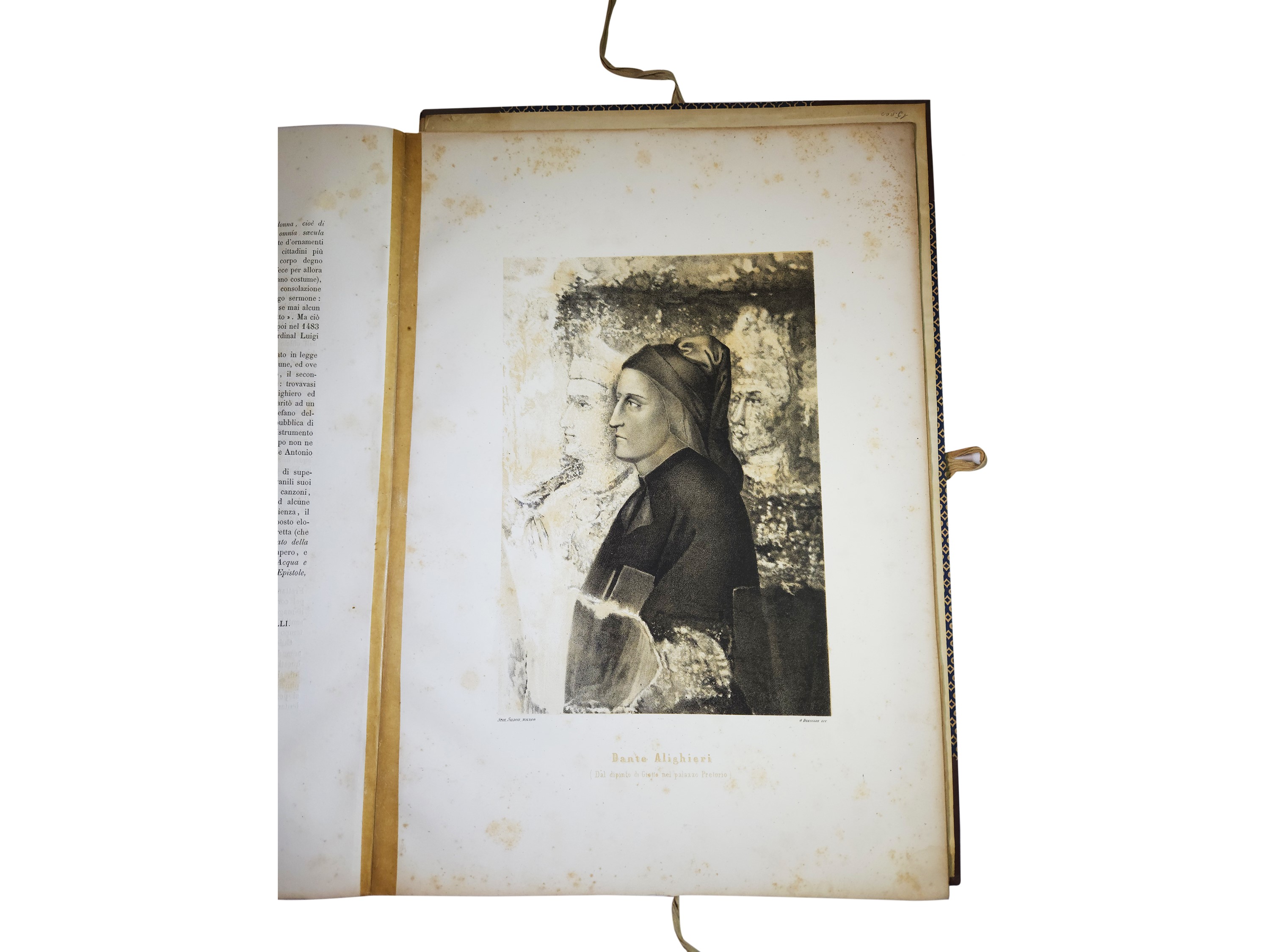 Albo per la memoria del sesto centenario celebrato in Firenze a onore di Dante Alighieri l’anno 1...