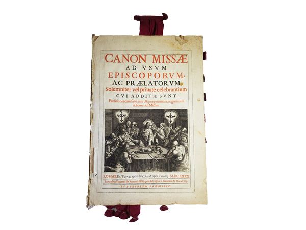 Canon Missae ad usum episcoporum ac praelatorum solemniter