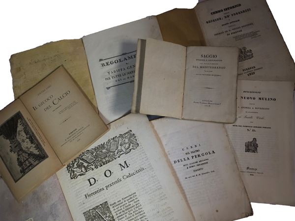 Miscellanea di opuscoli d'epoca