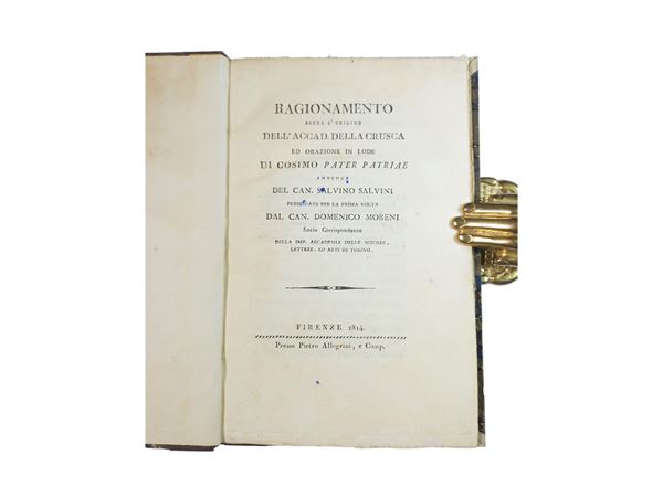 Salvino Salvini - Ragionamento sopra l’origine dell’Accademia della Crusca