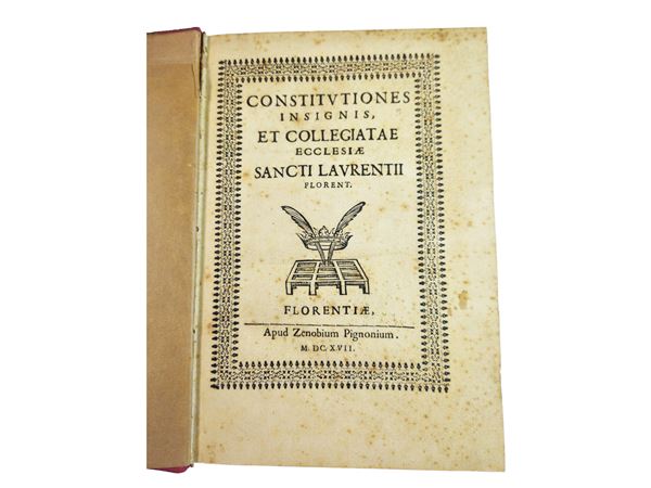 Constitutiones insignis et collegiatae ecclesiae Sancti Laurentii florent.