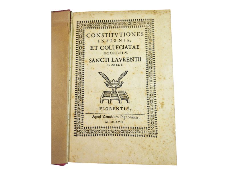 Constitutiones Insignis Et Collegiatae Ecclesiae Sancti Laurentii Florent.