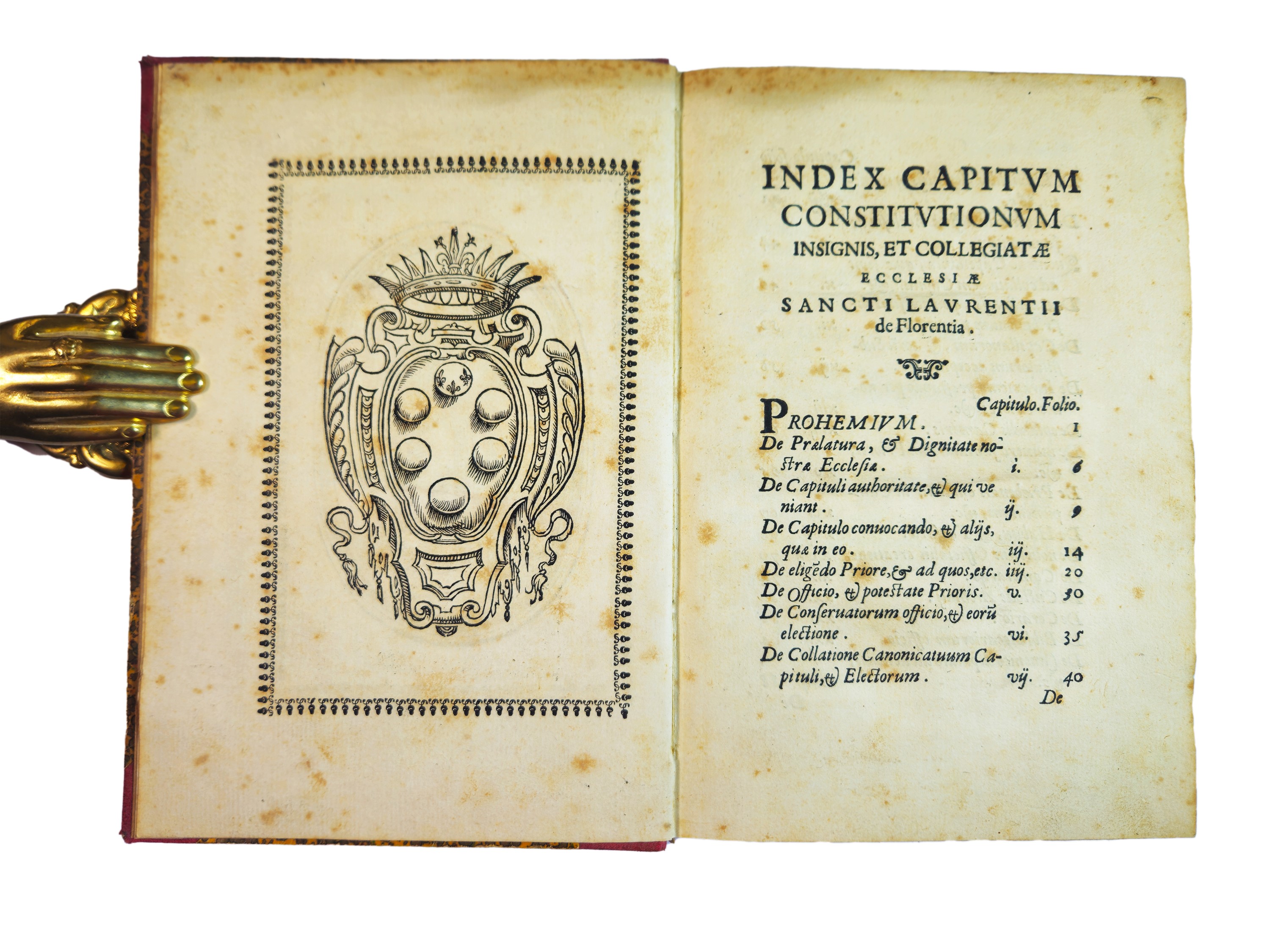 Constitutiones Insignis Et Collegiatae Ecclesiae Sancti Laurentii Florent.