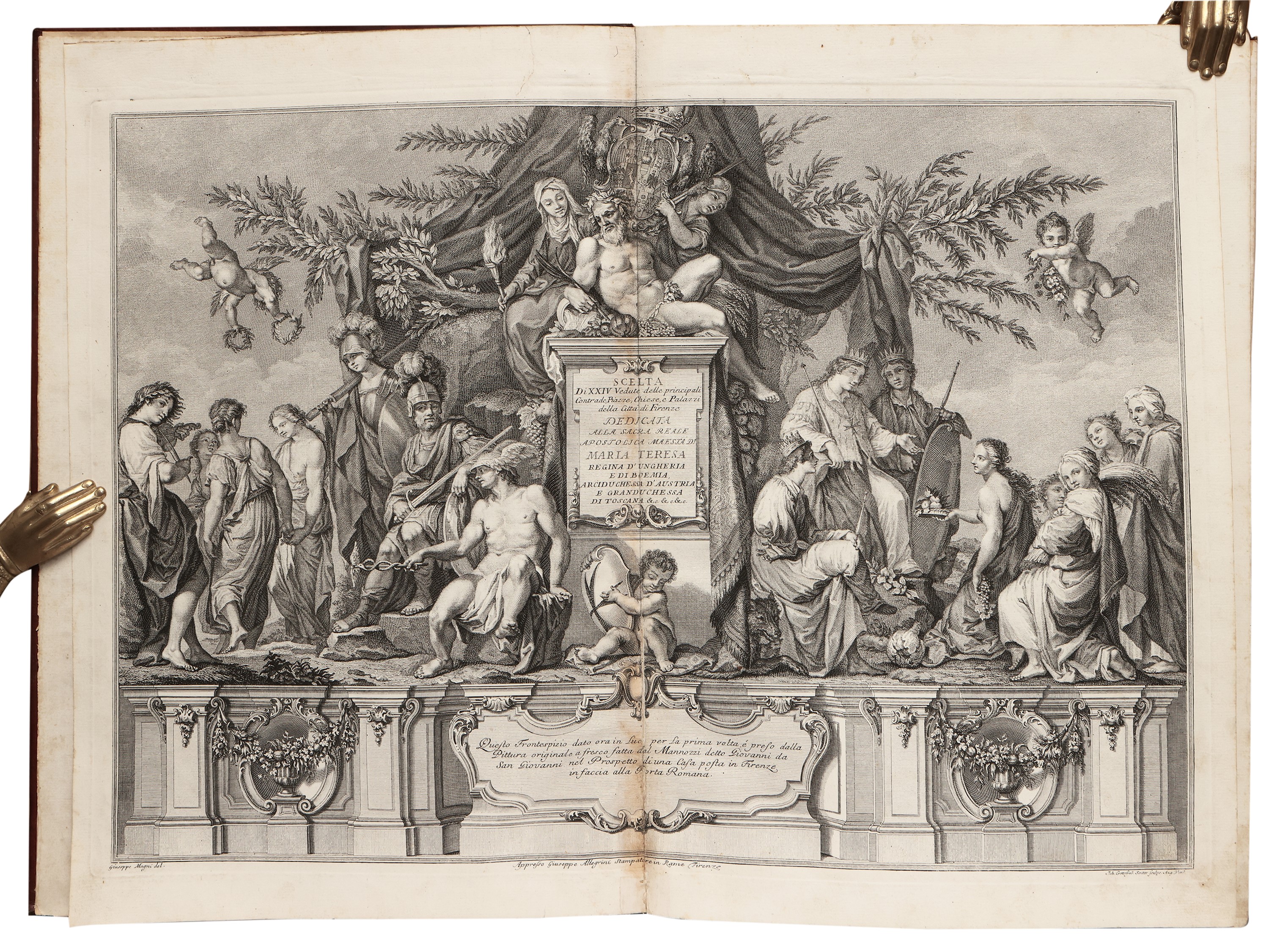 Giuseppe Zocchi - Scelta di XXIV Vedute delle Principali Contrade, Piazze, Chiese e Palazzi della...