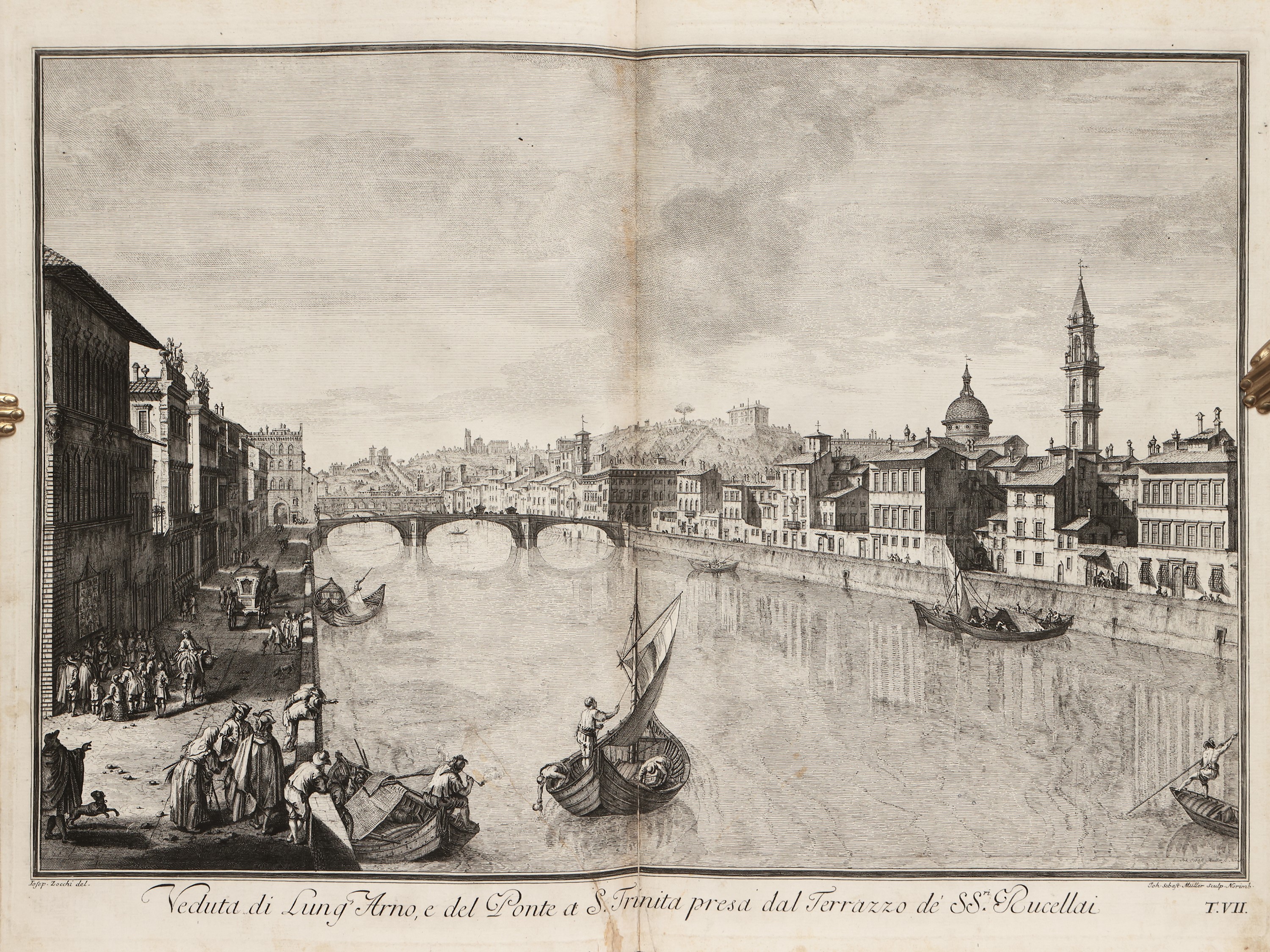 Giuseppe Zocchi - Scelta di XXIV Vedute delle Principali Contrade, Piazze, Chiese e Palazzi della...