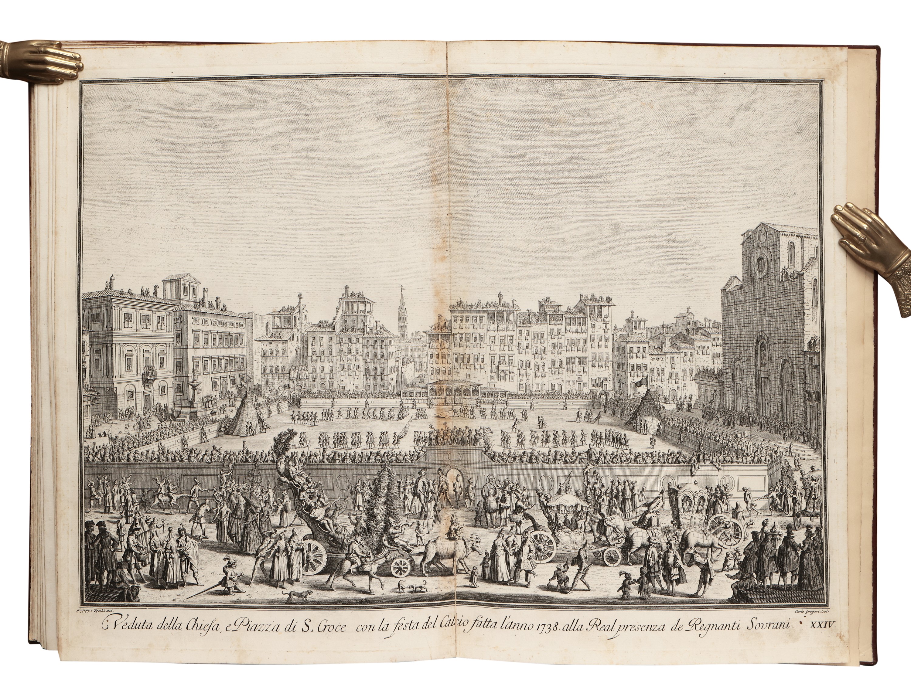 Giuseppe Zocchi - Scelta di XXIV Vedute delle Principali Contrade, Piazze, Chiese e Palazzi della...