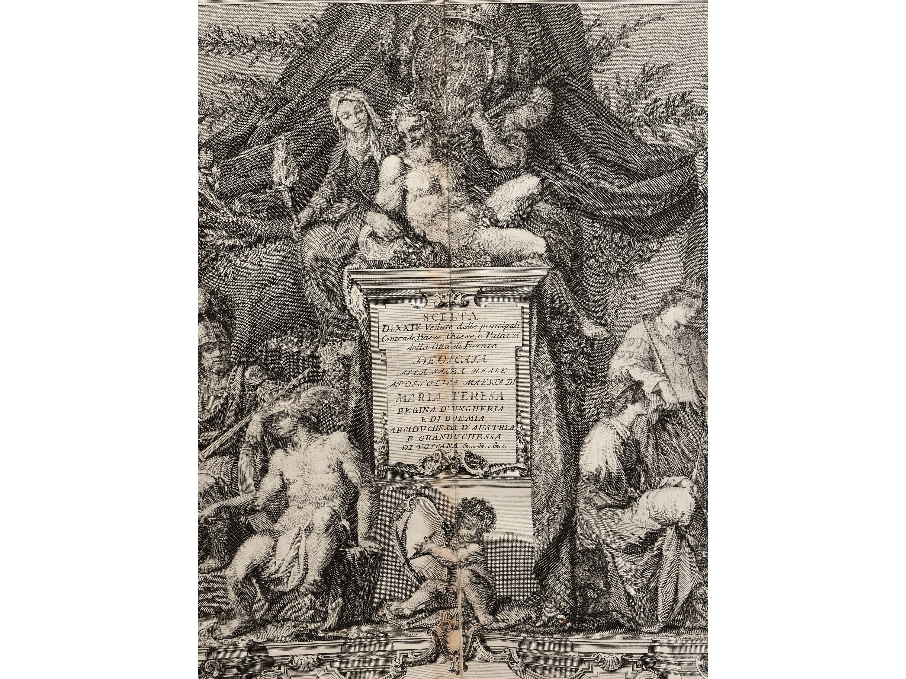 Giuseppe Zocchi - Scelta di XXIV Vedute delle Principali Contrade, Piazze, Chiese e Palazzi della...