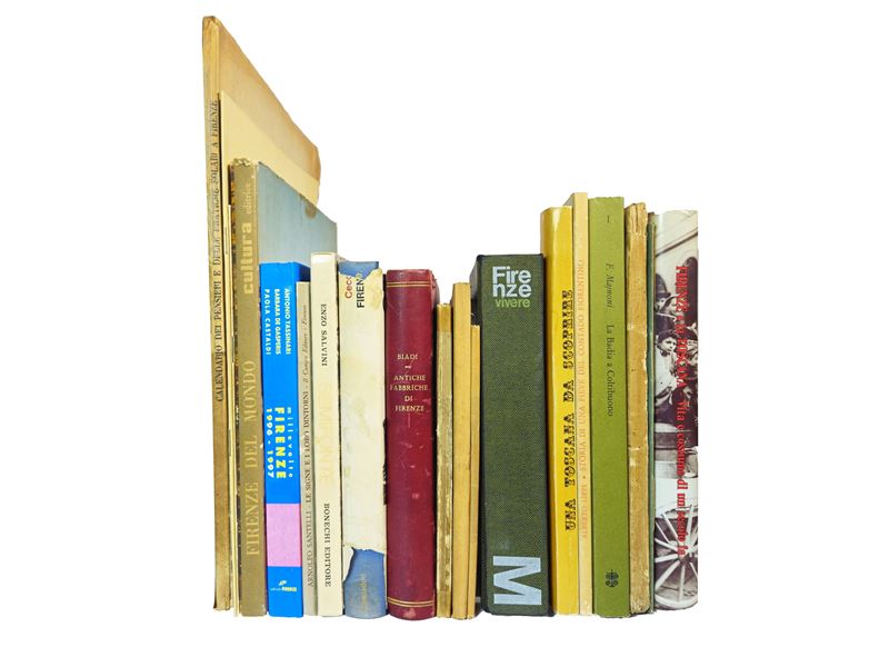 Raccolta di libri e opuscoli d’epoca su Firenze e la Toscana