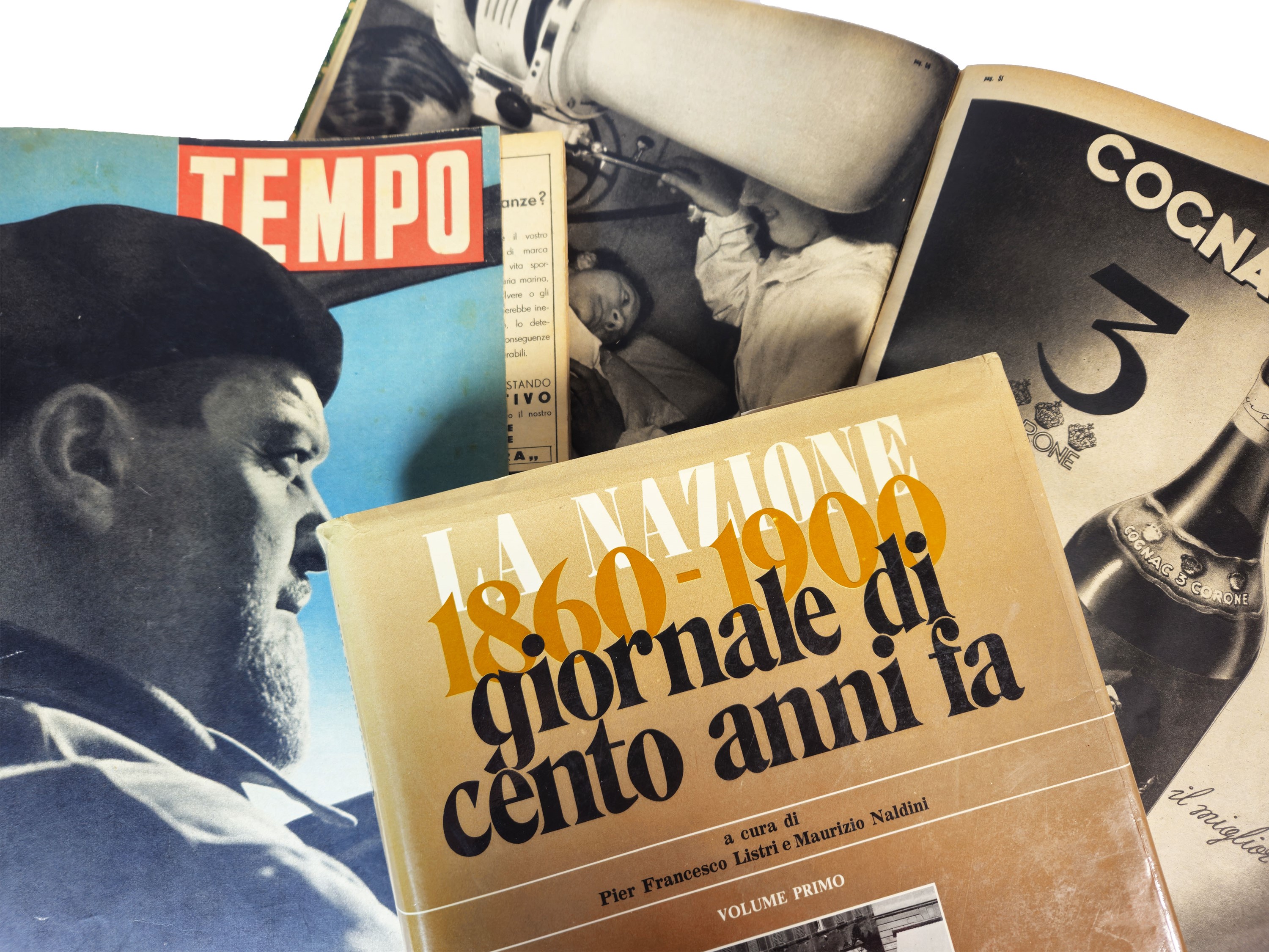 Raccolta di libri e opuscoli d’epoca su Firenze e la Toscana