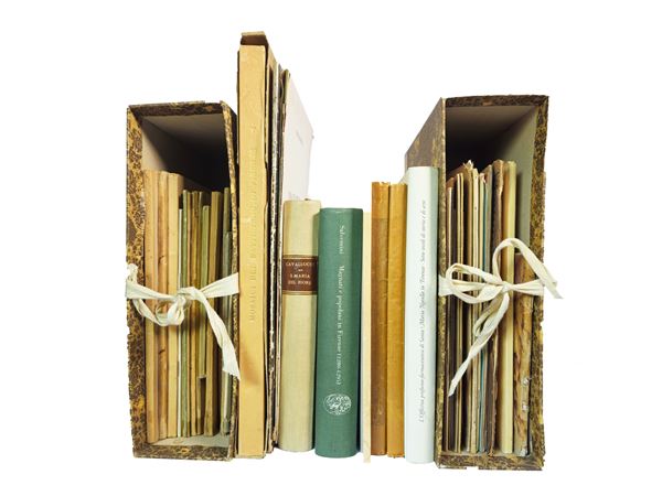Miscellaneous of period brochures on Florence