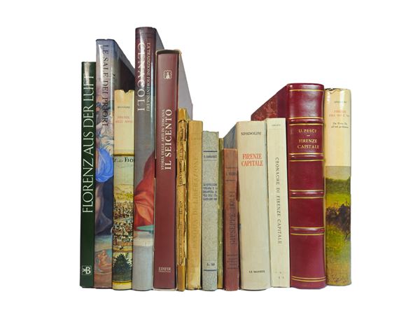 Miscellanea of vintage books on Florence and Tuscany between history and art