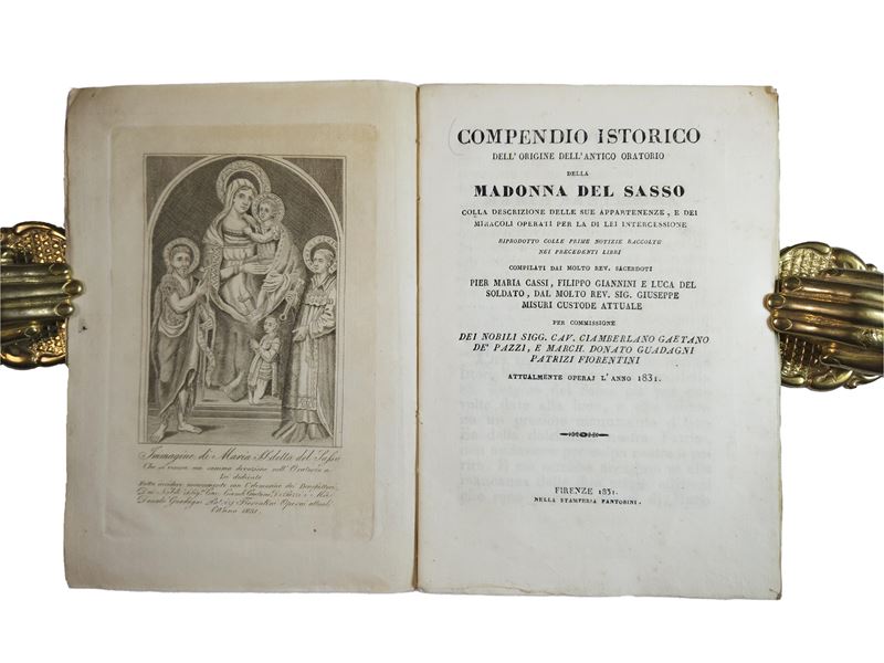Compendio Istorico Dell’origine Dell’antico Oratorio della Madonna del Sasso