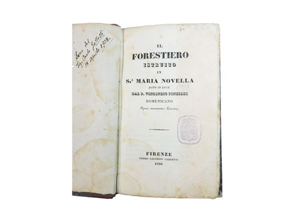 Vincenzio Fineschi - Il Forestiero istruito in S.a Maria Novella