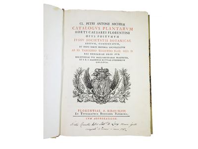 Catalogus Plantarum Horti Caesarei Florentini