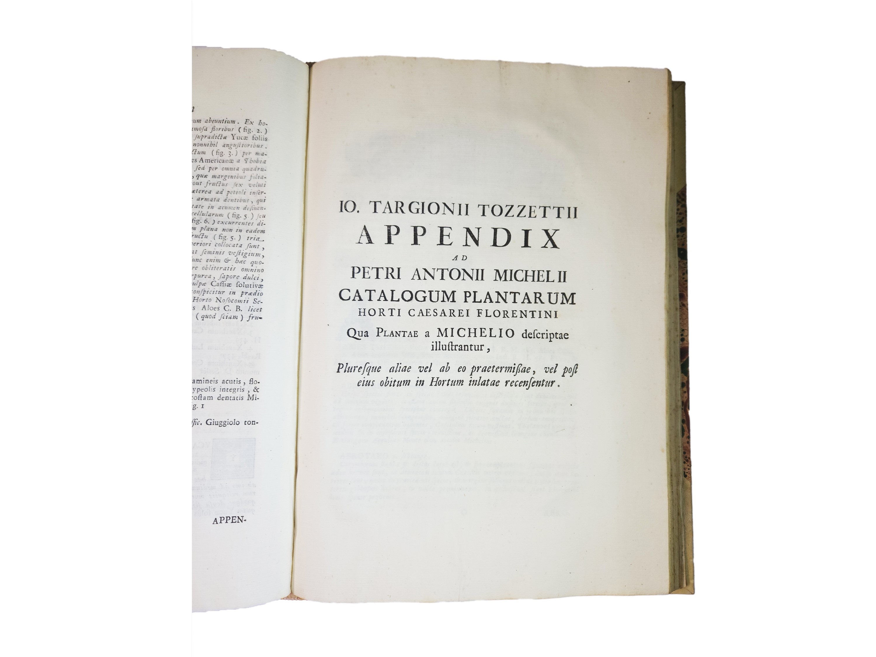 Pier Antonio Micheli - Catalogus Plantarum Horti Caesarei Florentini