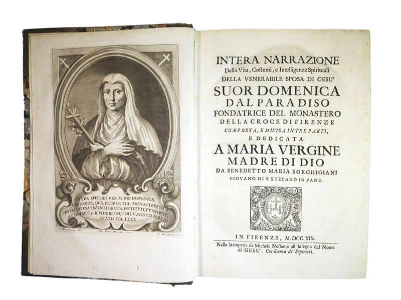 Intera narrazione Della Vita, Costumi, e Intelligenze Spirituali della venerabile sposa di Gesù
