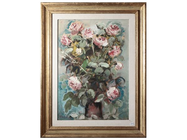 Emanuele Cappello : Rose  - Asta Dèballage. Occasioni in asta - Maison Bibelot - Casa d'Aste Firenze - Milano