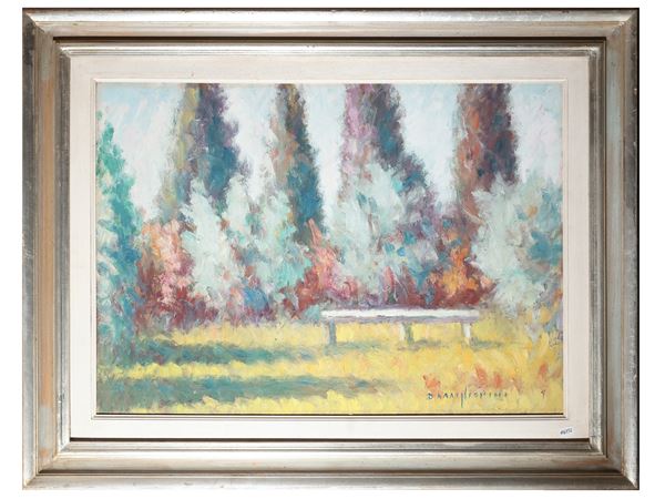 Dino Migliorini : The bench  - Auction Dèballage. Deals at Auction - Maison Bibelot - Casa d'Aste Firenze - Milano