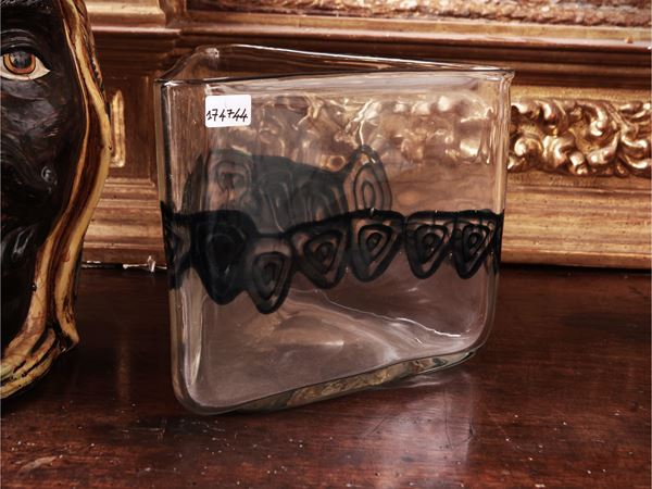 Vaso a sezione triangolare Gianmaria Potenza per la Murrina