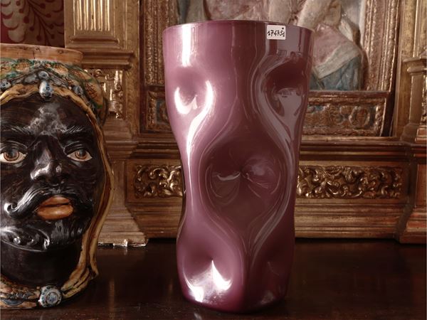 Vaso Archimede Seguso (attribuito)