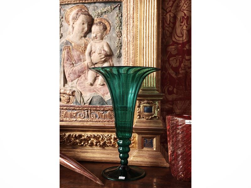 Vaso a Tromba Vittorio Zecchin Mvm Cappellin