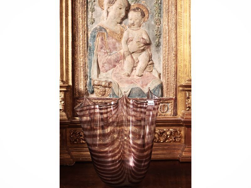 Vaso Cenedese a Forma di Fazzoletto