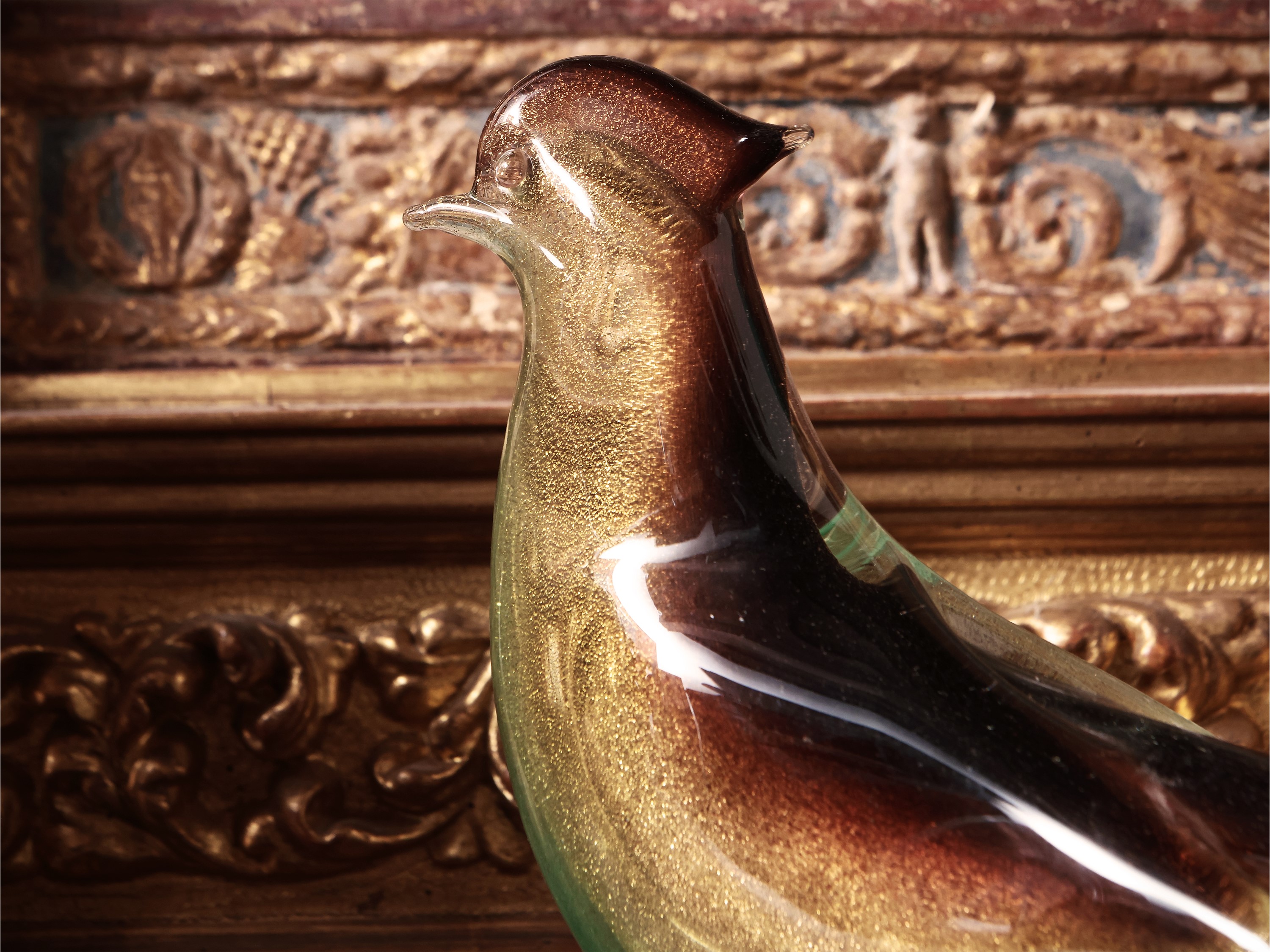 Figura di Fagiano Archimede Seguso della Serie "polveri"