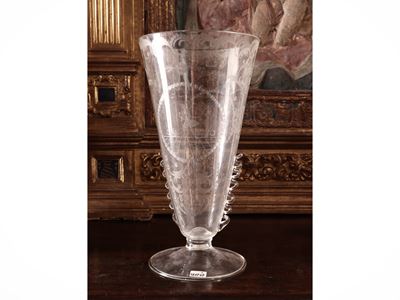 Vaso in Cristallo Soffiato s.a.L.I.r.