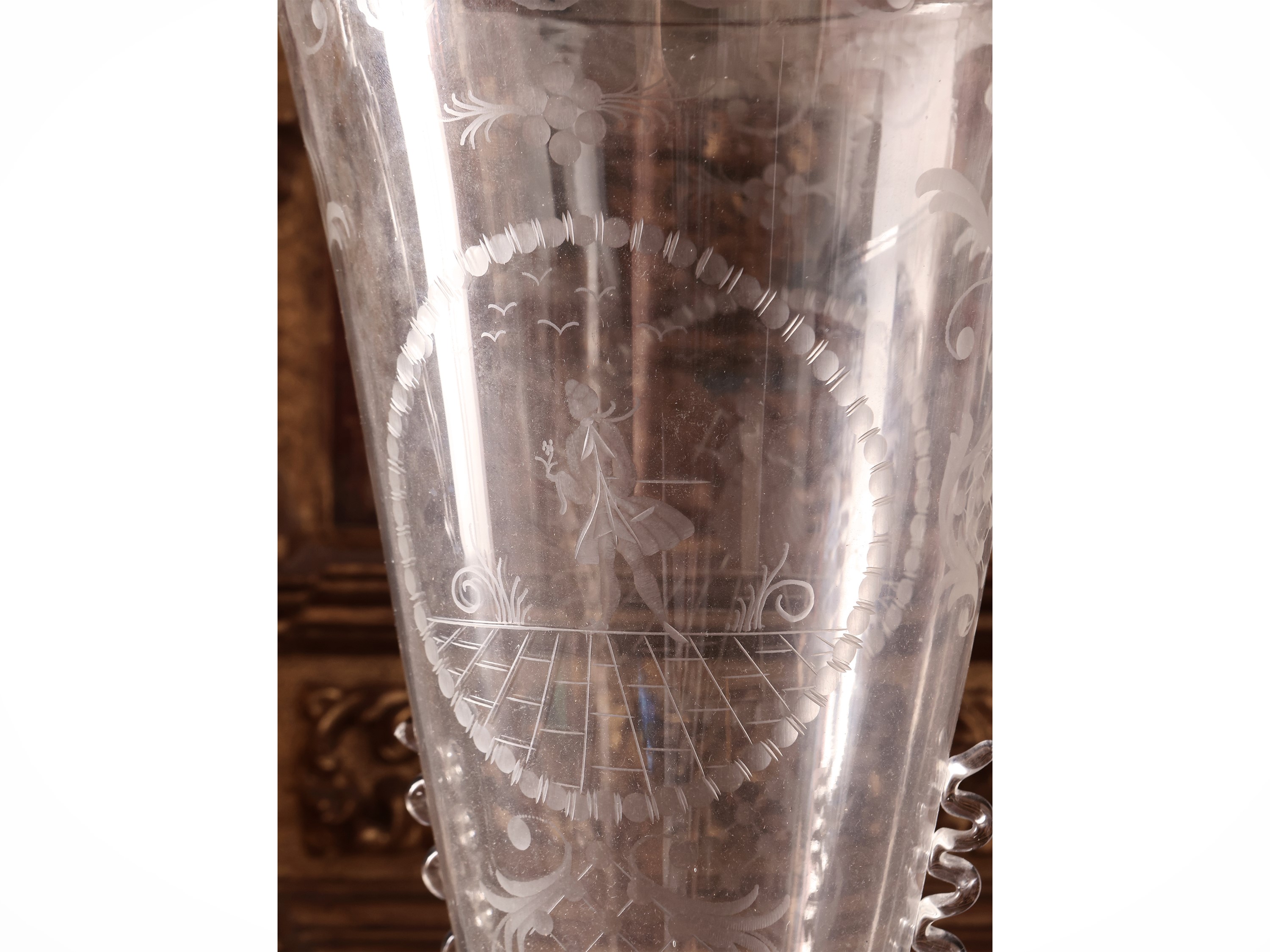 Vaso in Cristallo Soffiato s.a.L.I.r.