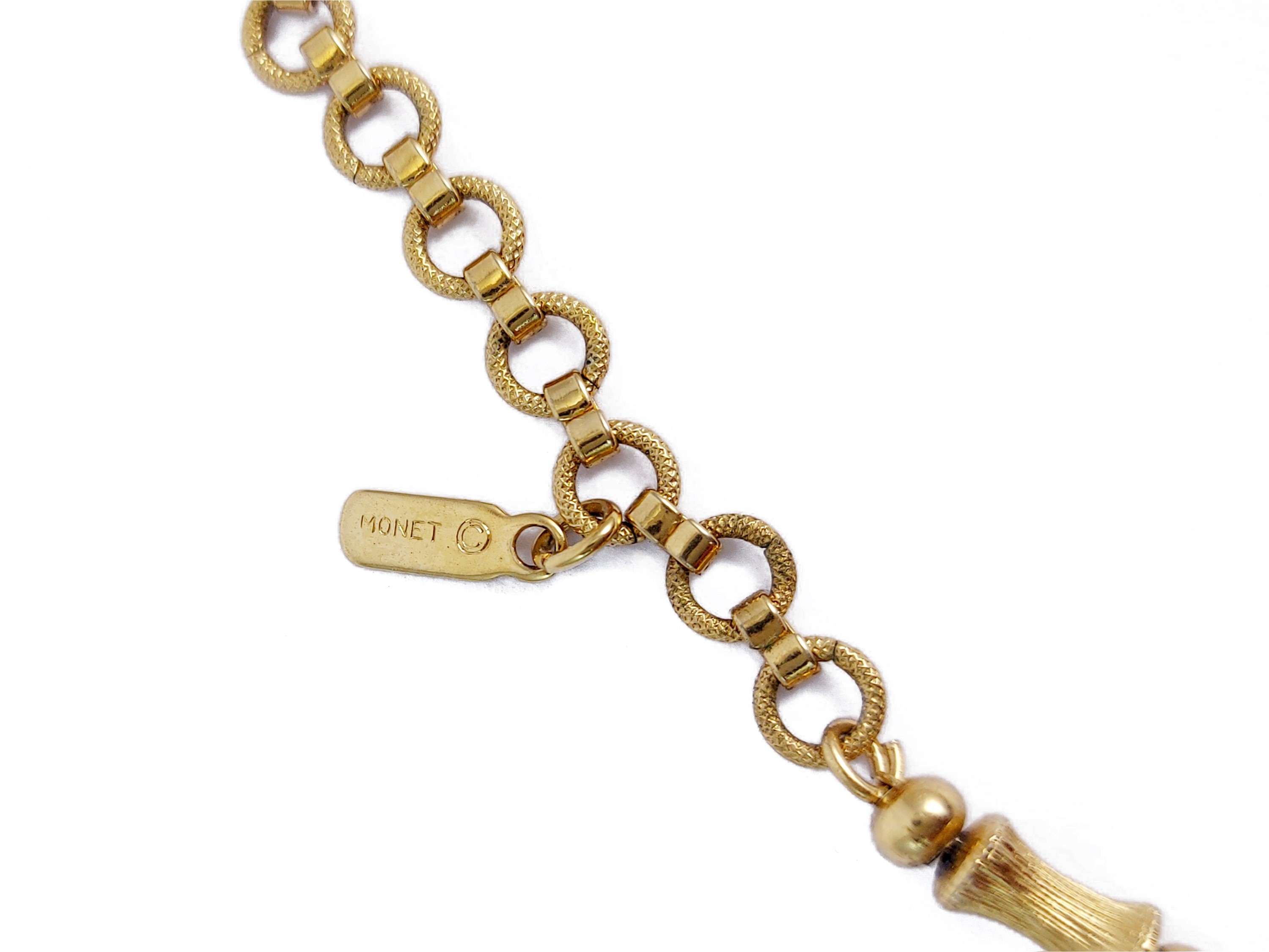 Monet - Collana in Metallo Golden Tone
