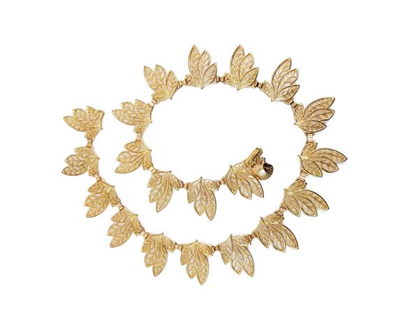 Golden Tone metal chain belt