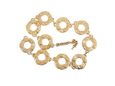 Cintura a Catena in Metallo Golden Tone
