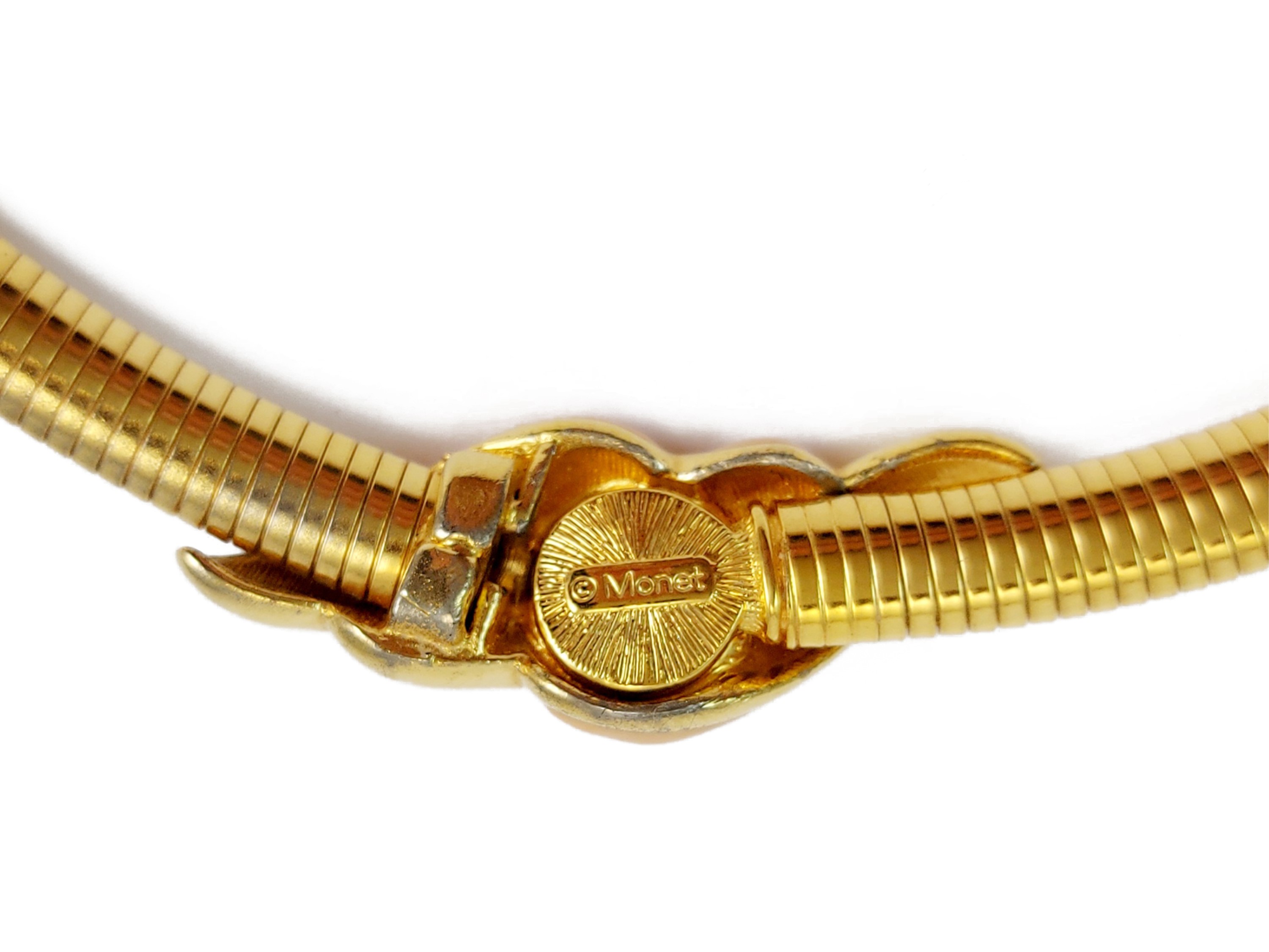 Monet - Collana Tubogas in Metallo Golden Tone